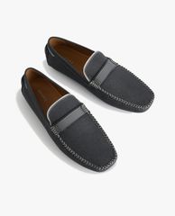 PEDRO - Giày lười nam mũi vuông Denim