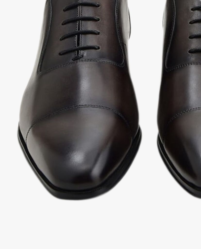 PEDRO - Giày oxford nam mũi nhọn Leather Cap Toe