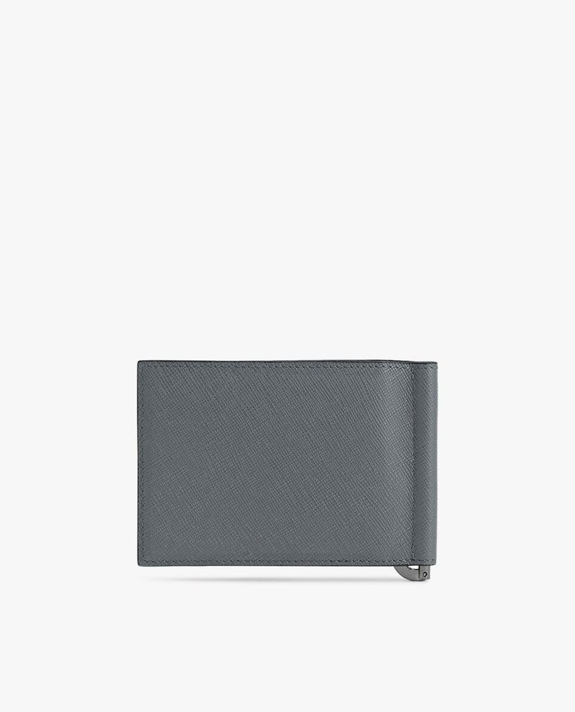 PEDRO - Ví nam đựng name card dạng gập phối kẹp tiền Leather Bi Fold