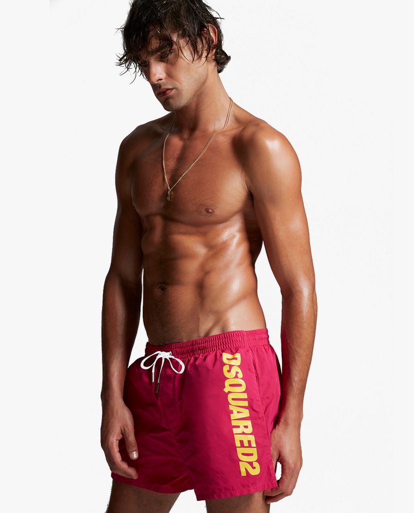 DSQUARED2 - Quần short bơi nam rút dây cá tính