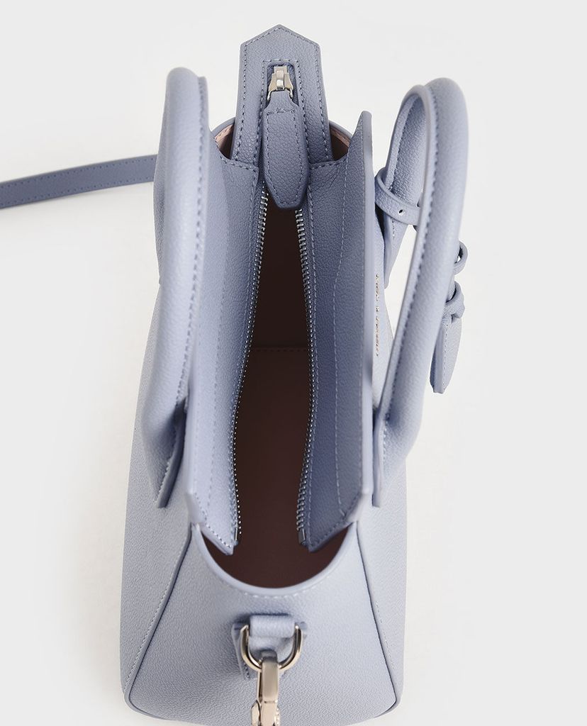 CHARLES & KEITH - Túi xách nữ phom vuông Double Handle Trapeze