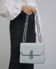 CHARLES & KEITH - Túi đeo chéo nữ Double Chain Strap Turn Lock