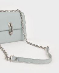 CHARLES & KEITH - Túi đeo chéo nữ Double Chain Strap Turn Lock