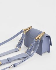 CHARLES & KEITH - Túi đeo chéo nữ chữ nhật Metallic Buckle