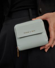 CHARLES & KEITH - Ví nữ phom vuông nhỏ gọn
