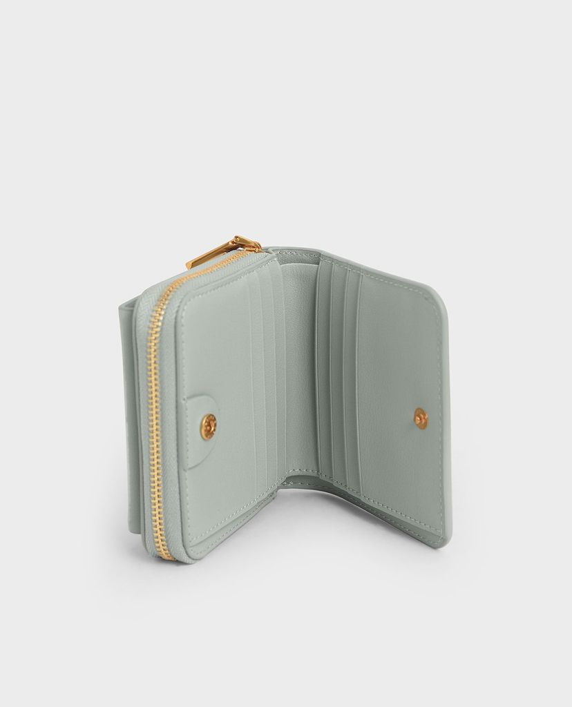 CHARLES & KEITH - Ví nữ phom vuông nhỏ gọn