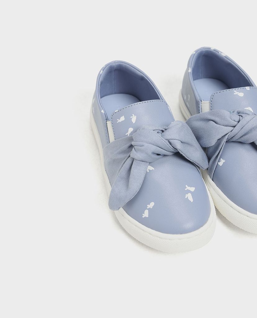 CHARLES & KEITH - Giày trẻ em phối nơ Slip On