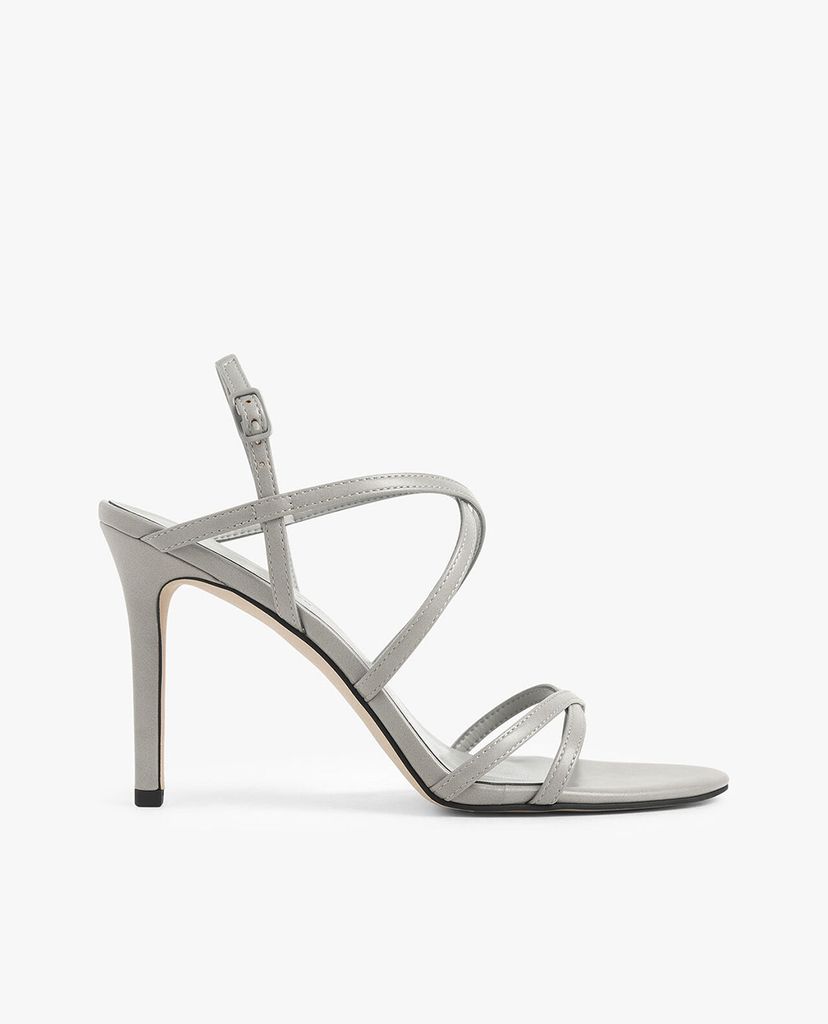 CHARLES & KEITH - Giày cao gót hở mũi Criss Cross Strappy