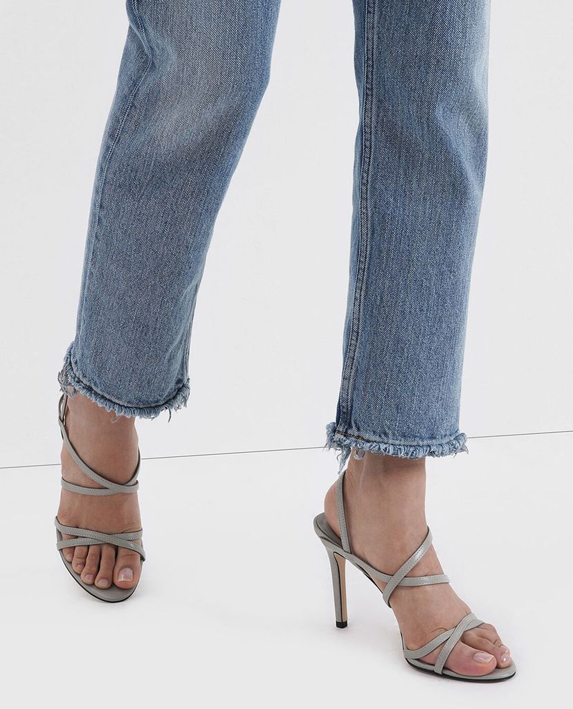 CHARLES & KEITH - Giày cao gót hở mũi Criss Cross Strappy