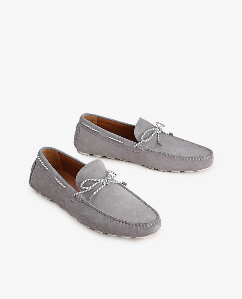 PEDRO - Giày lười nam phối nơ thời trang Bow Suede Moccasins