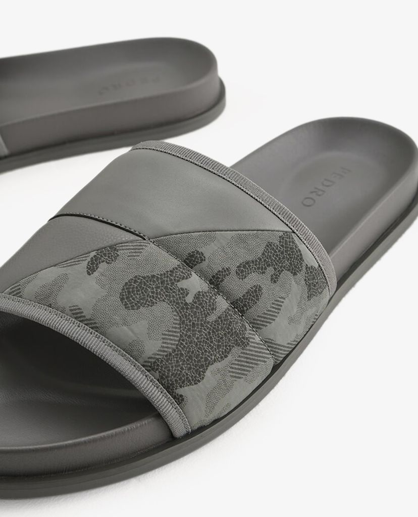 PEDRO - Dép nam quai ngang Camouflage Printed