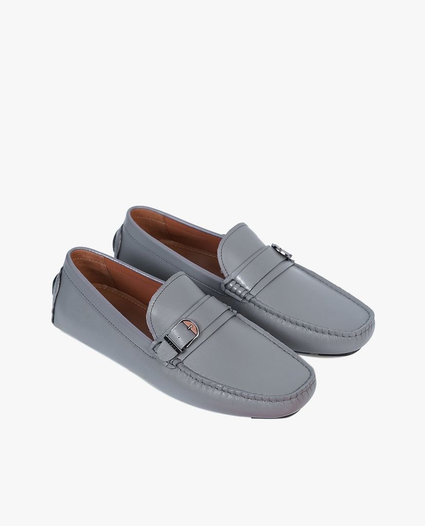 Giày mọi nam Embossed Leather Monkstrap