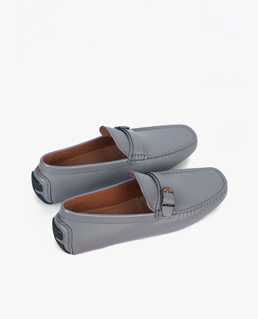 Giày mọi nam Embossed Leather Monkstrap