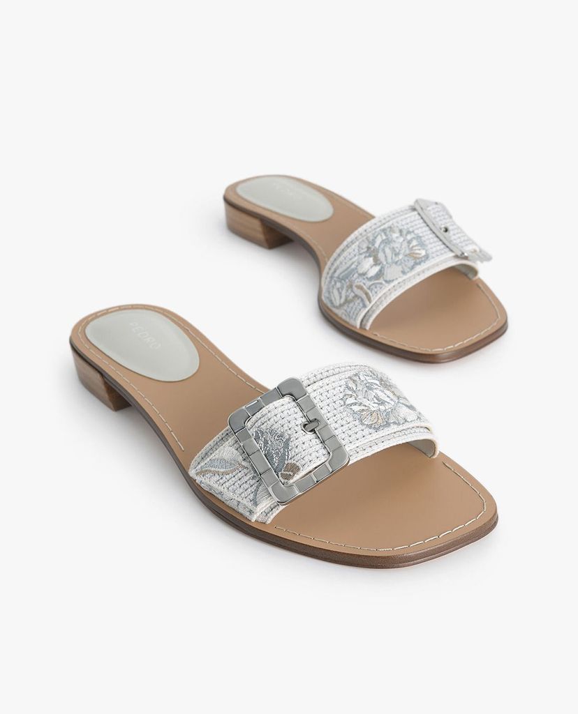 PEDRO - Giày sandals nữ quai ngang Casual Buckle