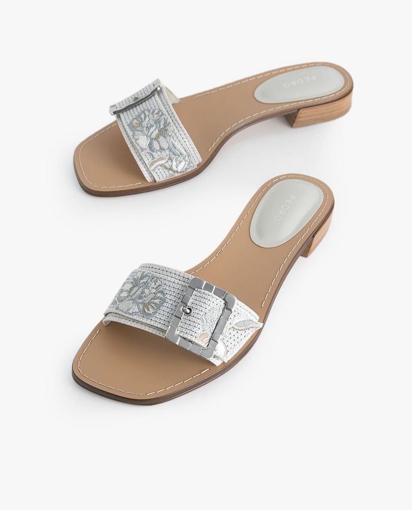 PEDRO - Giày sandals nữ quai ngang Casual Buckle