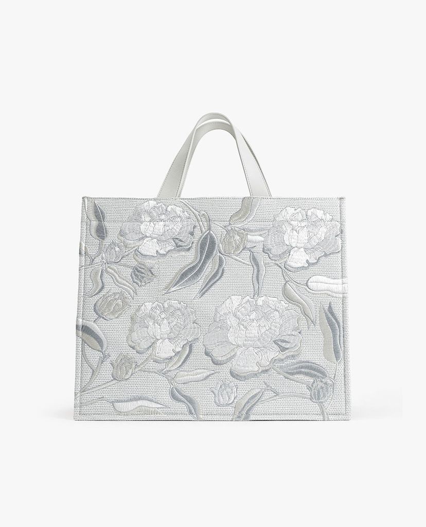 PEDRO - Túi xách tay nữ hình vuông Large Floral Bouquet Tote