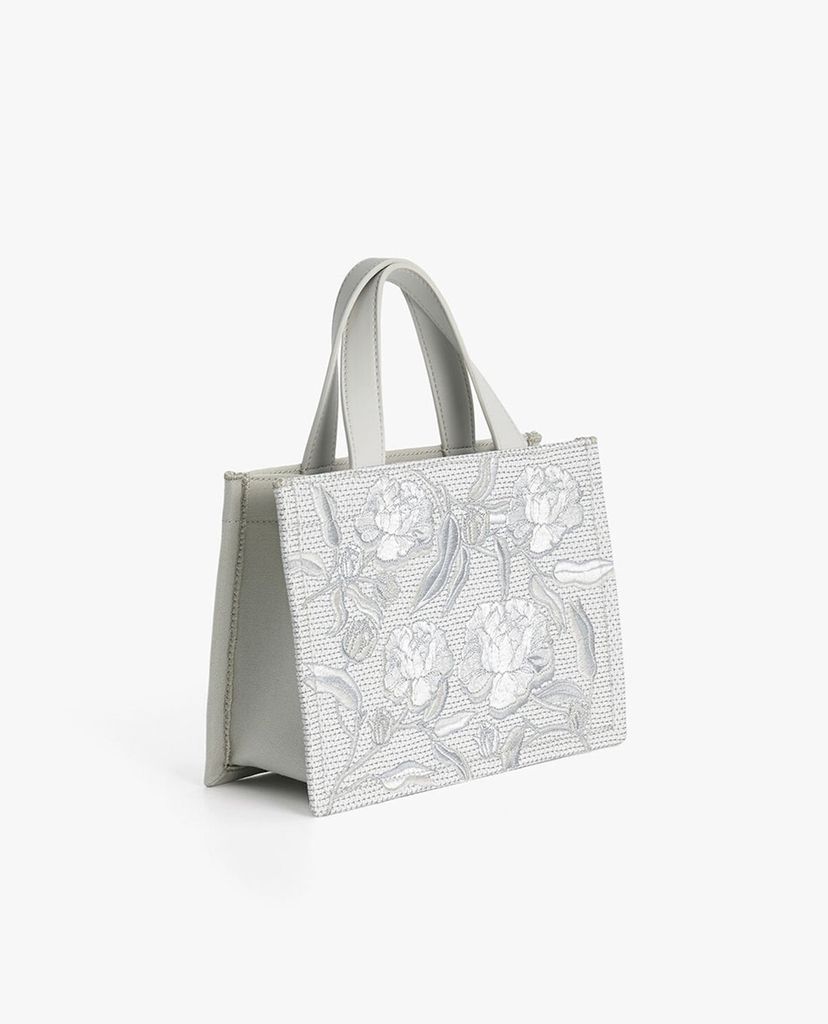 PEDRO - Túi xách tay nữ hình vuông Floral Bouquet Tote