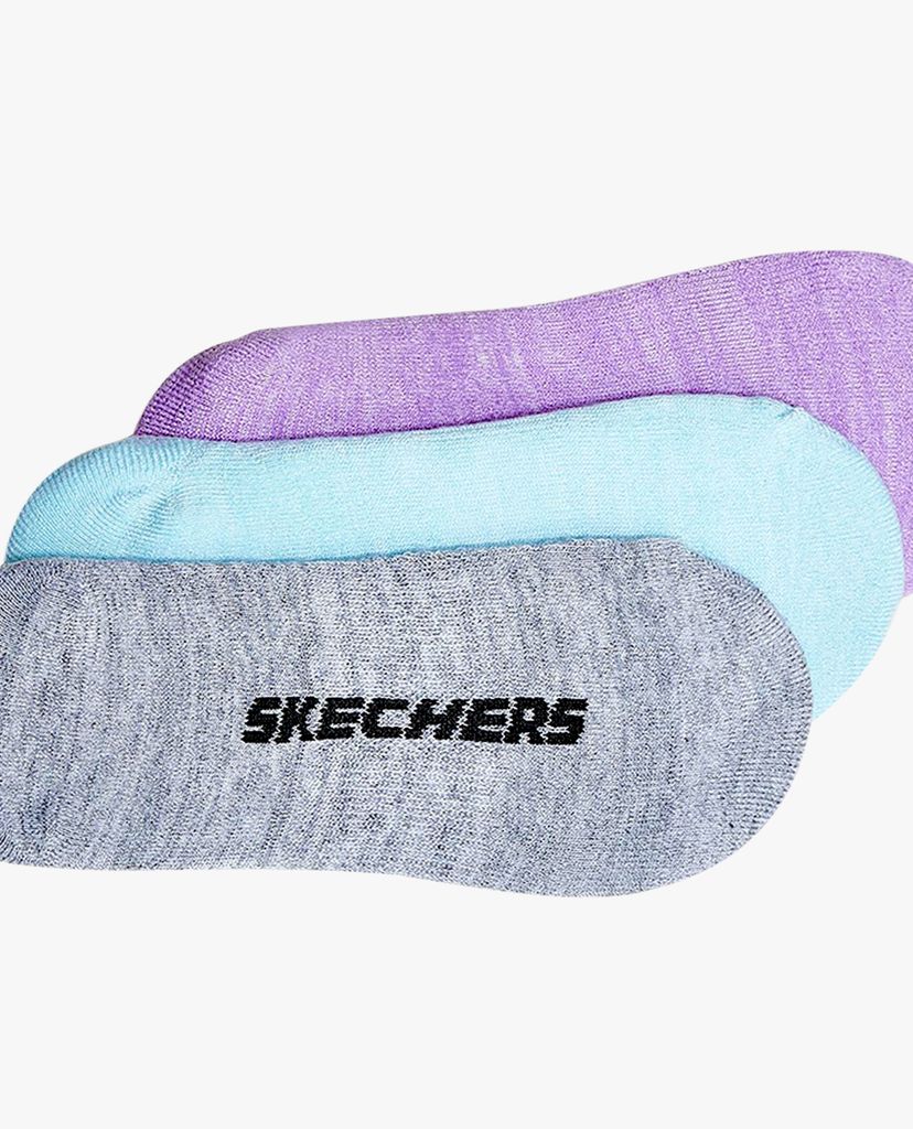 SKECHERS - Pack 3 đôi vớ cổ thấp thời trang