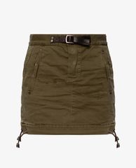 DSQUARED2 - Chân váy mini denim chữ A Distressed