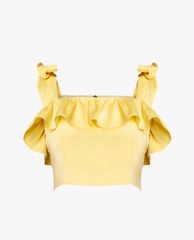 GIGI - Áo croptop nữ hai dây Ruffle Tie Camisole