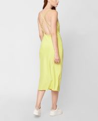 GIGI - Đầm midi hai dây phom ôm Low Back Slip