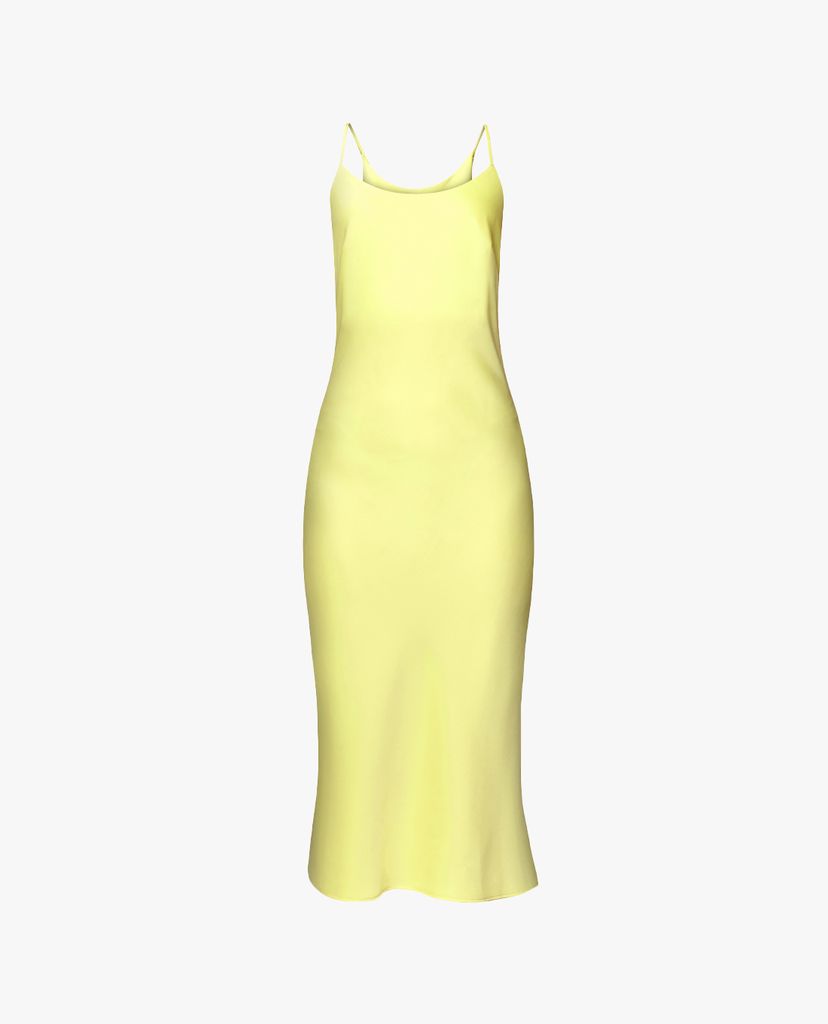 GIGI - Đầm midi hai dây phom ôm Low Back Slip