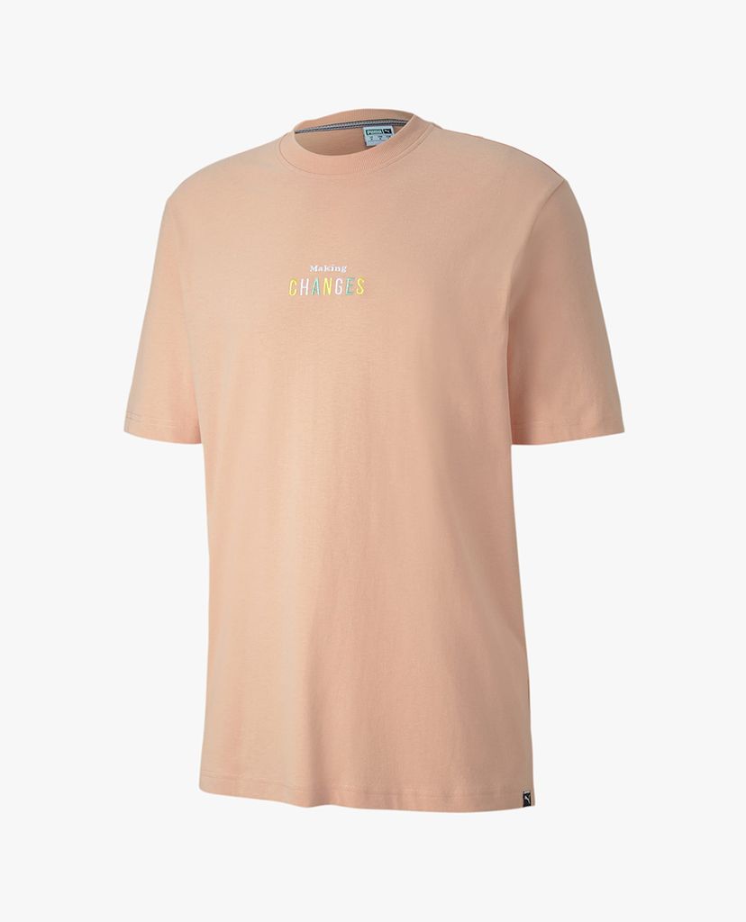 PUMA - Áo thun nam cổ tròn tay ngắn Downtown Graphic