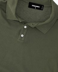 DSQUARED2 - Áo polo nam ngắn tay cổ bẻ L/Tape Tennis