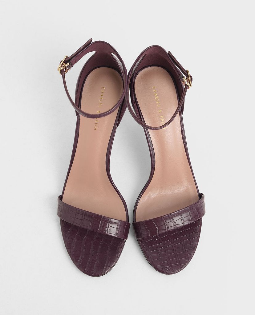 CHARLES & KEITH - Giày cao gót hở mũi Ankle Strap