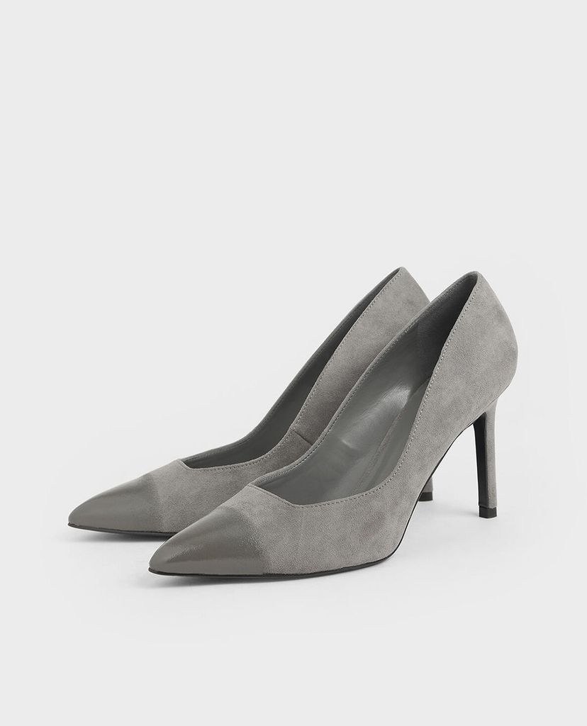 CHARLES & KEITH - Giày cao gót mũi nhọn thời trang Stiletto