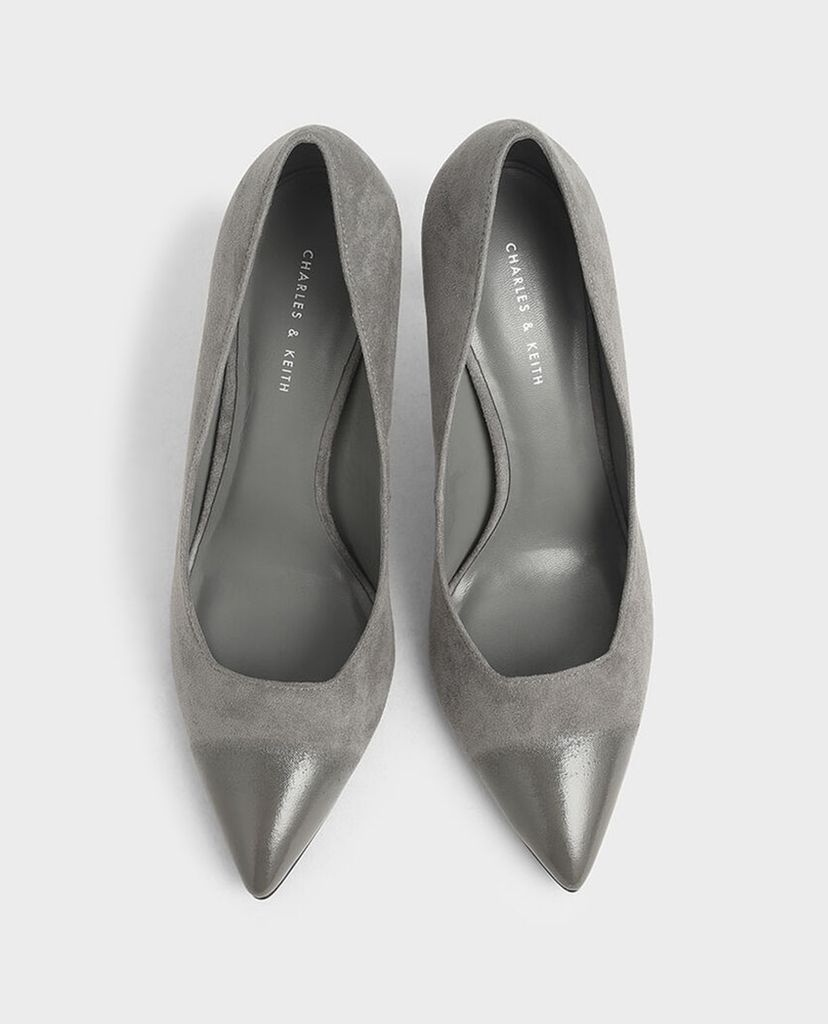 CHARLES & KEITH - Giày cao gót mũi nhọn thời trang Stiletto