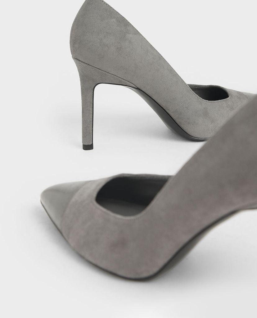 CHARLES & KEITH - Giày cao gót mũi nhọn thời trang Stiletto