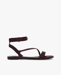 CHARLES & KEITH - Giày sandal nữ quai ngang thời trang