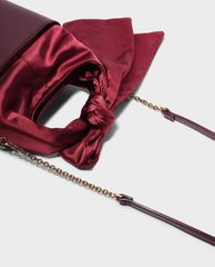 CHARLES & KEITH - Túi xách tay chữ nhật Black Bow Detail Handle