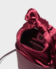 CHARLES & KEITH - Túi xách tay chữ nhật Black Bow Detail Handle