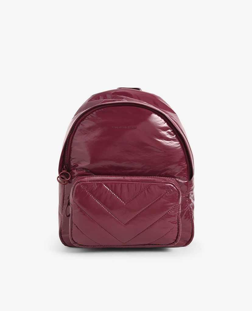 CHARLES & KEITH - Balo nữ chữ nhật Quilted Double Zip