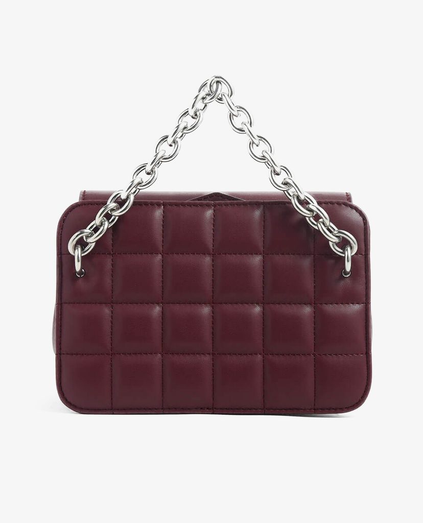 CHARLES & KEITH - Túi đeo vai Chunky Chain Strap Quilted