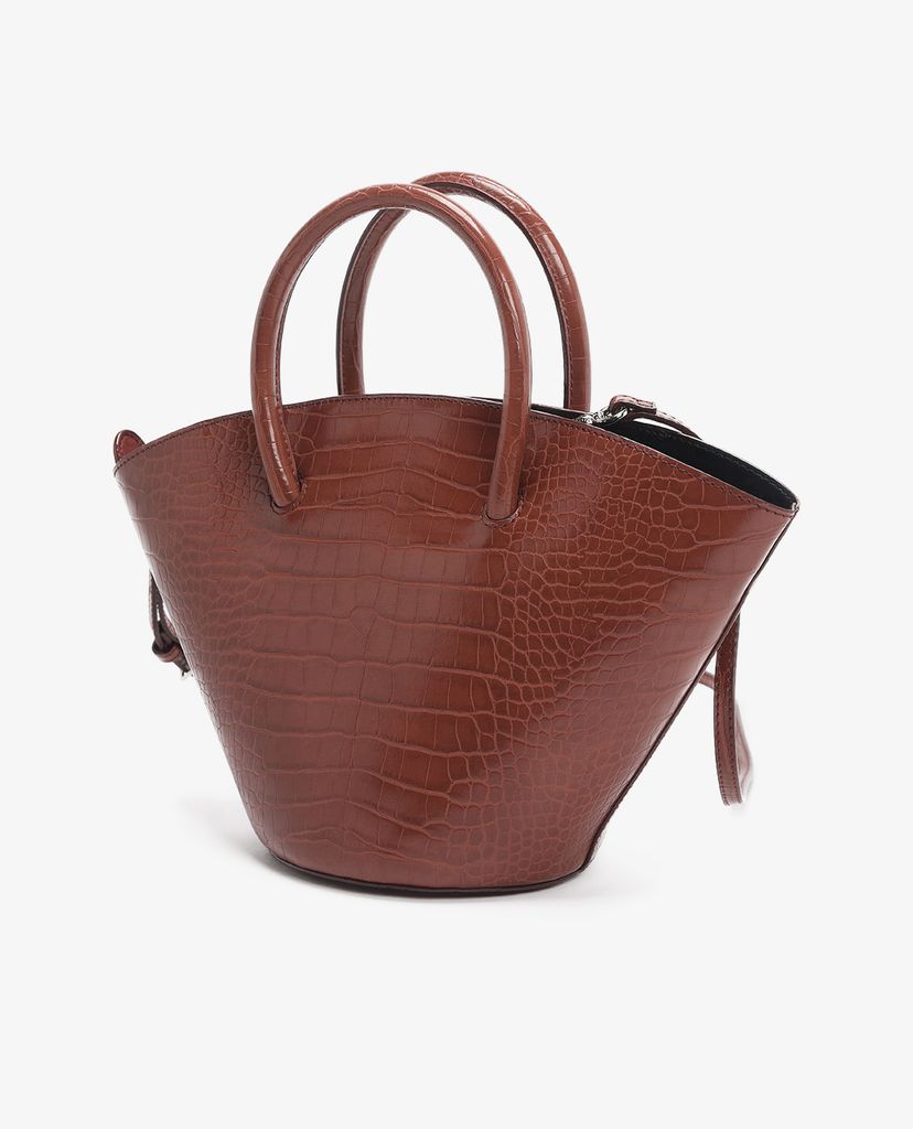 CHARLES & KEITH - Túi xách tay Two tone Trapeze