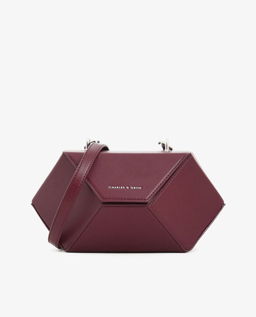 CHARLES & KEITH - Túi xách tay Demi Chain Hexagon