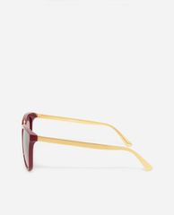 CHARLES & KEITH - Kính mát nữ gọng vuông Acetate Frame Wayfarer