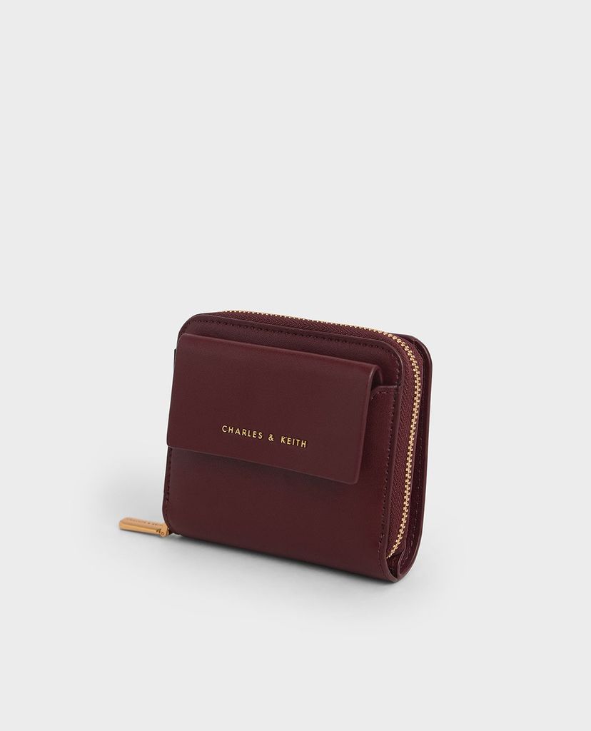 CHARLES & KEITH - Ví nữ phom vuông nhỏ gọn