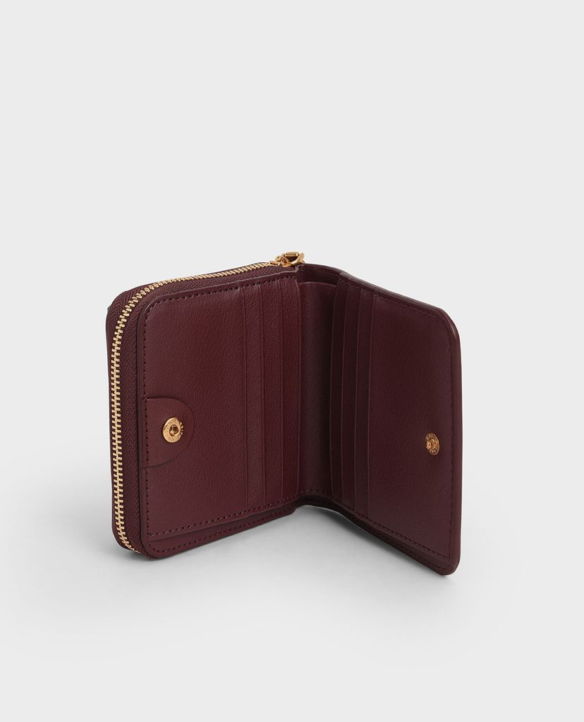CHARLES & KEITH - Ví nữ phom vuông nhỏ gọn