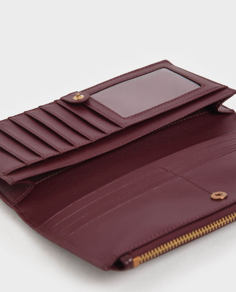 CHARLES & KEITH - Ví Mini Croc Effect Wristlet