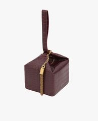 PEDRO - Túi xách tay hình hộp vuông Square Embossed