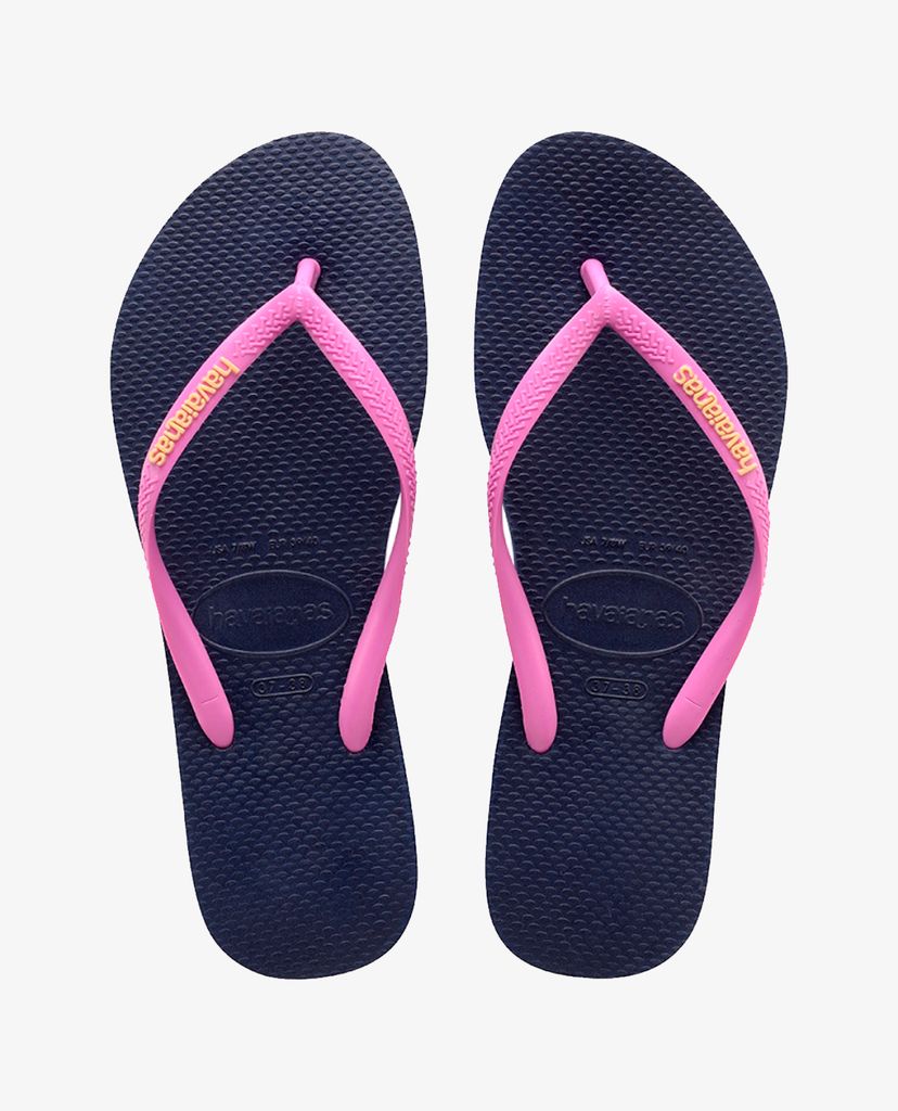 HAVAIANAS - Dép nữ Slim Logo Pop Up