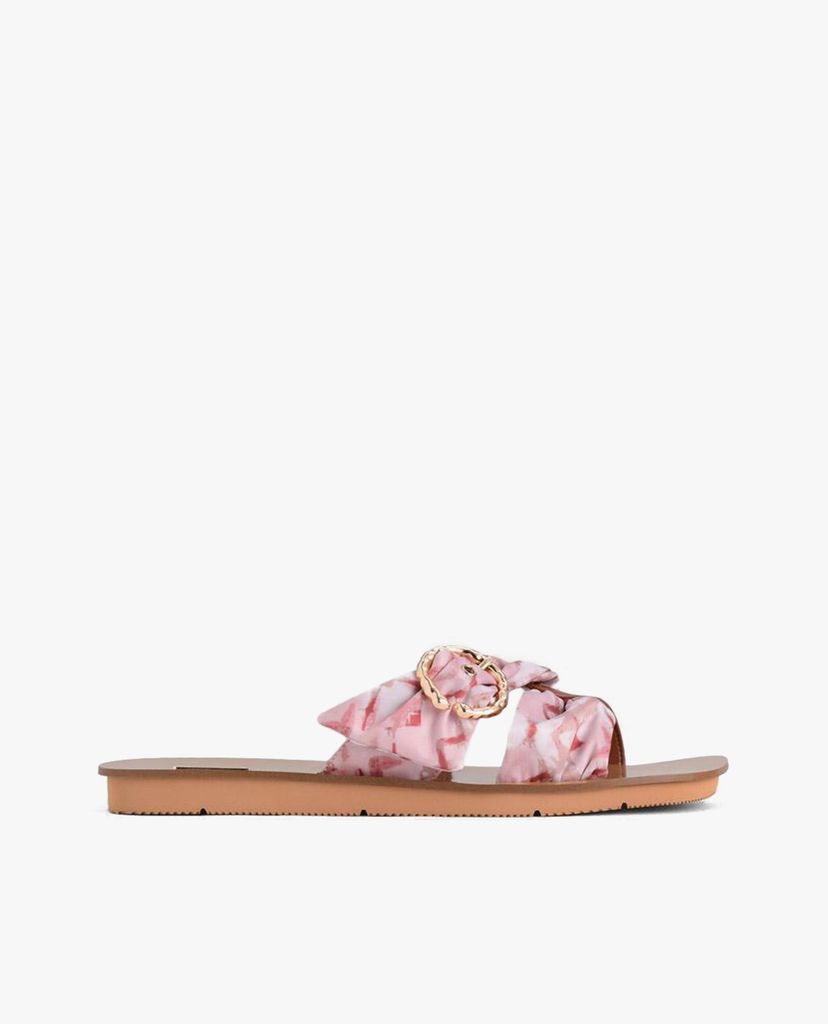 PEDRO - Giày sandal nữ quai xoắn Suede Trimmed Cross