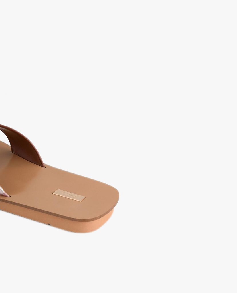 PEDRO - Giày sandal nữ quai xoắn Suede Trimmed Cross