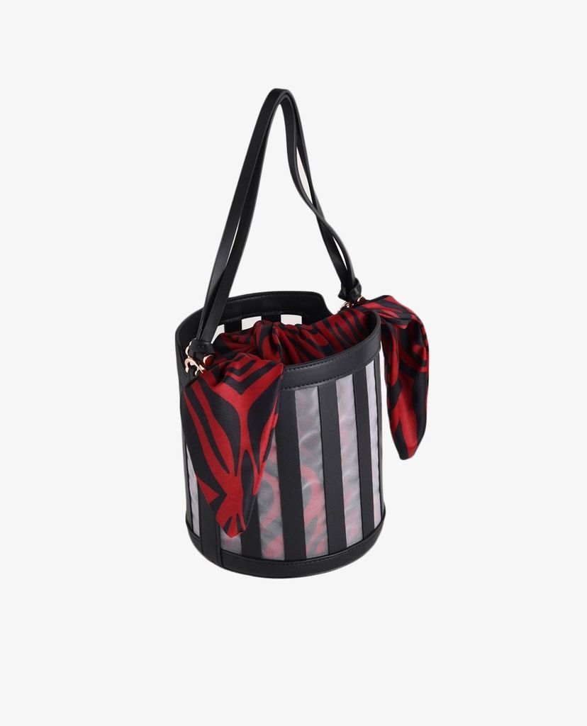 PEDRO - Túi rút dây hình trụ Striped Bucket