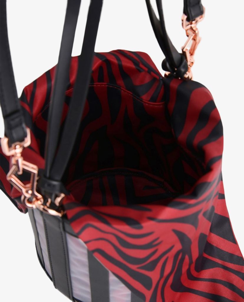 PEDRO - Túi rút dây hình trụ Striped Bucket