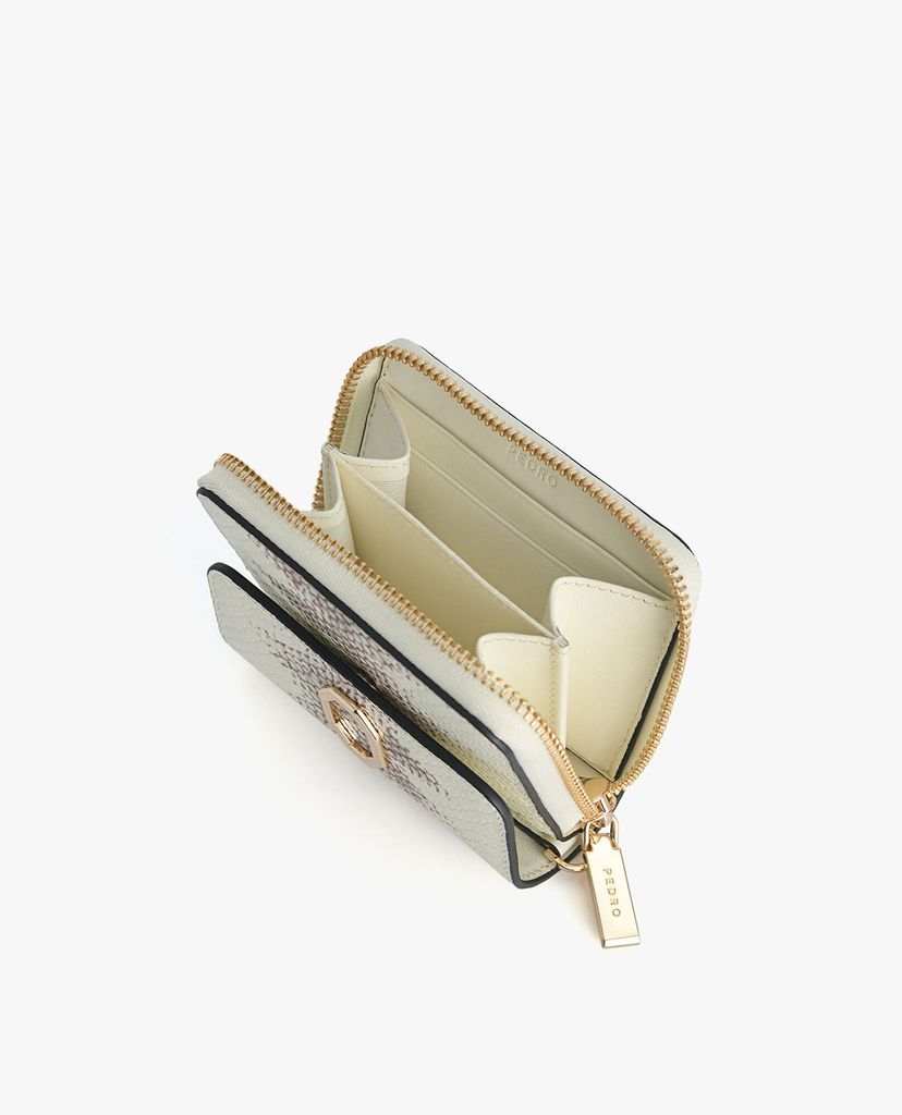 PEDRO - Ví cầm tay nữ phom vuông Leather Bi Fold